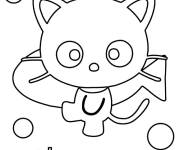 Coloriage Chococat le chat mignon de Sanrio