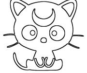 Coloriage Chococat Luna