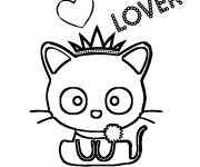 Coloriage L'adorable chat Chococat