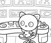 Coloriage et dessins gratuit Laboratoire de Chococat à imprimer