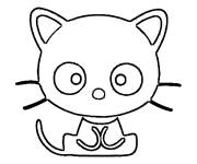Coloriage Sanrio Chococat