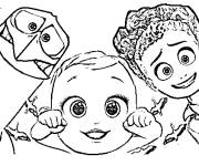 Coloriage Cigognes et Compagnie film pour enfants