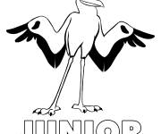 Coloriage Junior de Cigognes et Compagnie