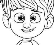 Coloriage Nate du film Cigognes et Compagnie
