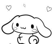 Coloriage B&eacute;b&eacute; Cinnamoroll timide
