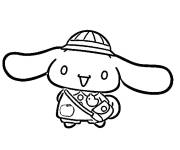 Coloriage Cinnamoroll &agrave; l'&eacute;cole