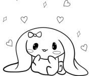 Coloriage Cinnamoroll adorable pour les petits