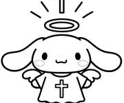 Coloriage Cinnamoroll ange
