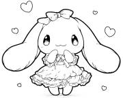 Coloriage Cinnamoroll belle kawaii