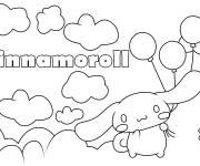 Coloriage Cinnamoroll dessin anim&eacute;