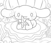 Coloriage Cinnamoroll et la magie sous-marine