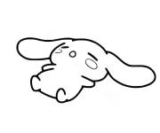 Coloriage et dessins gratuit Cinnamoroll fatigu&eacute; à imprimer