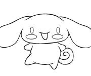 Coloriage et dessins gratuit Cinnamoroll gaie à imprimer