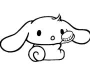 Coloriage et dessins gratuit Cinnamoroll petite section à imprimer
