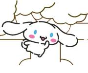Coloriage Cinnamoroll pour cp