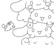 Coloriage Cinnamoroll pour enfants
