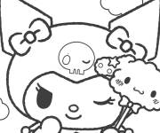 Coloriage Clin d'&oelig;il de Kuromi