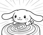 Coloriage D&eacute;lice Cinnamoroll
