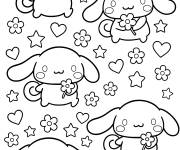 Coloriage Fond d'&eacute;cran Cinnamoroll