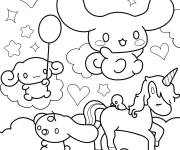 Coloriage L'univers de Cinnamoroll