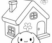 Coloriage La maison de Cinnamoroll
