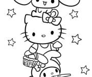 Coloriage Personnages principaux de Sanrio