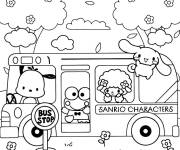 Coloriage Personnages Sanrio Cinnamoroll