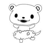 Coloriage Poponen de Cinnamoroll
