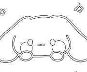 Coloriage Silhouette de Cinnamoroll