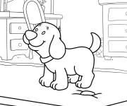 Coloriage B&eacute;b&eacute; Chien Clifford &agrave; t&eacute;l&eacute;charger