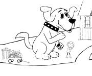 Coloriage Emily et Clifford de bande anim&eacute;