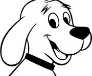 Coloriage Le chien Clifford rigolo