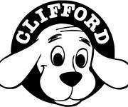 Coloriage Le chien rouge Clifford