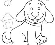 Coloriage Le chiot mignon Clifford