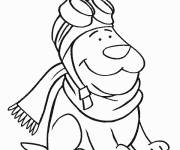 Coloriage et dessins gratuit Le pilote d'avion T-Bone à imprimer