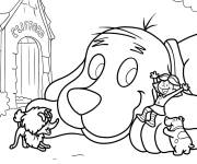 Coloriage Personnages de dessin anim&eacute; Clifford