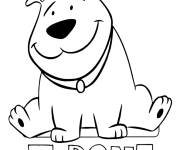 Coloriage T-Bone l'ami de Clifford