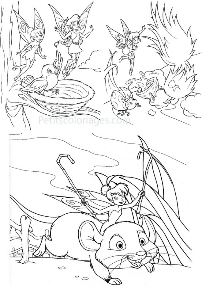 Coloriage Fee Clochette Et Cristalline