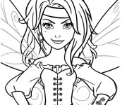 Coloriage Fee Clochette 1 gratuit à imprimer en ligne fee clochette 1 2439