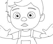 Coloriage B&eacute;b&eacute; Tom Tom Cocomelon
