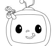 Coloriage Chaine t&eacute;l&eacute; Cocomelon