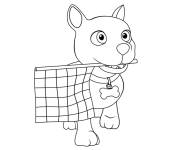 Coloriage Chien Bingo de Cocomelon