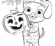 Coloriage Cocomelon Halloween