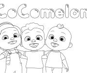 Coloriage Cocomelon pour les tout-petits