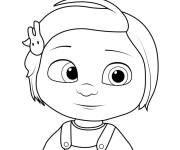 Coloriage L'amie de JJ Jay, Yoyo