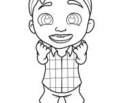 Coloriage Nico l'ami de Jay JJ de Cocomelon