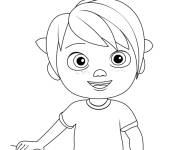 Coloriage TomTom de dessin anim&eacute; Cocomelon