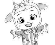 Coloriage B&eacute;b&eacute; Bruny heureuse