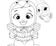 Coloriage B&eacute;b&eacute; Lori et Rita pour enfants