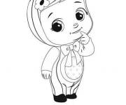 Coloriage et dessins gratuit B&eacute;b&eacute; personnage de Cry Babies à imprimer